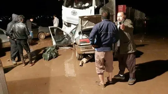 تصادف مرگبار پژو با تریلی در گلستان 