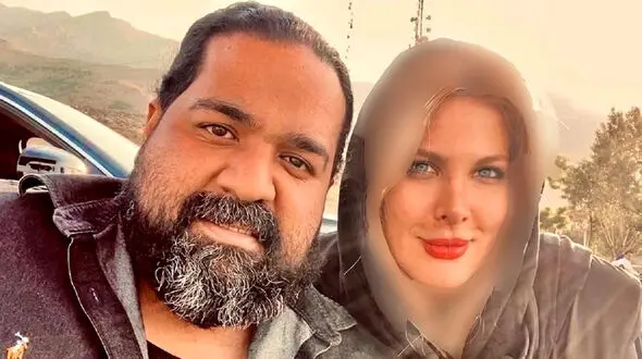 جنجال تغییر چهره زن چشم آبی رضا صادقی / عکس های چهره عملی اما جذاب!