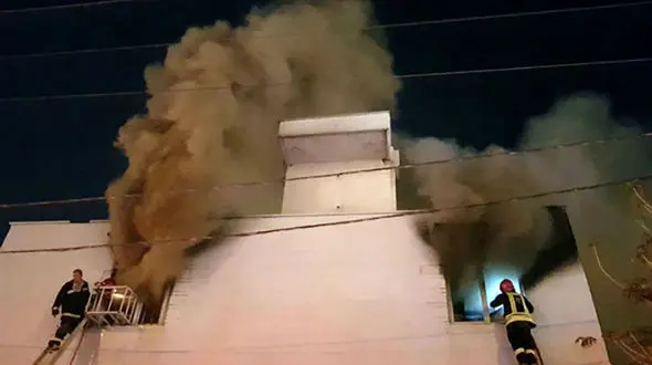  سینمای اهواز سوخت + عکس