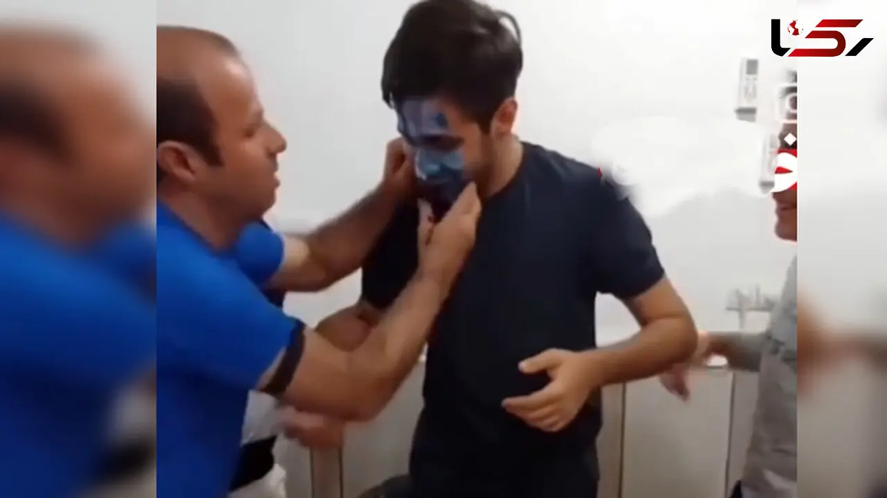 شوخی خطرناک در جشن تولد/ سر کسی که داخل کیک فرو رفت خونین شد