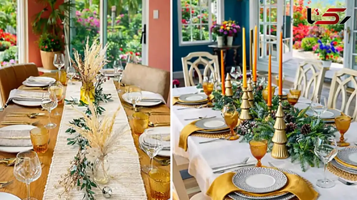 چیدمان شیک میز غذاخوری؛ 15 ایده ساده و شگفت انگیز