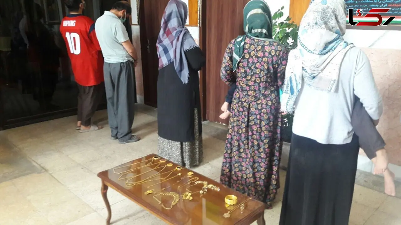 گدایان بوکانی دزدان طلا بودند / بازداشت 3 زن و 3 کودک  + عکس