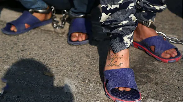 خالکوبی عجیب یک تبهکار + عکس