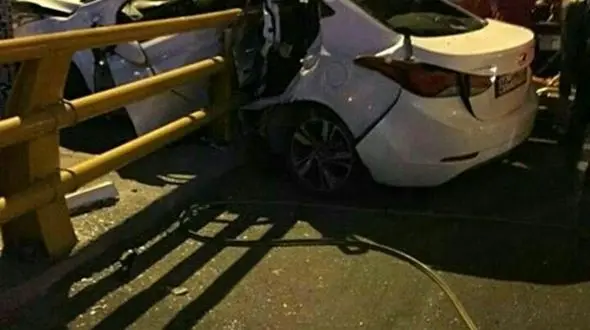 فیلم اتفاقی از تصادف وحشتناک و مرگبار هیوندا النترا در مشهد+ عکس