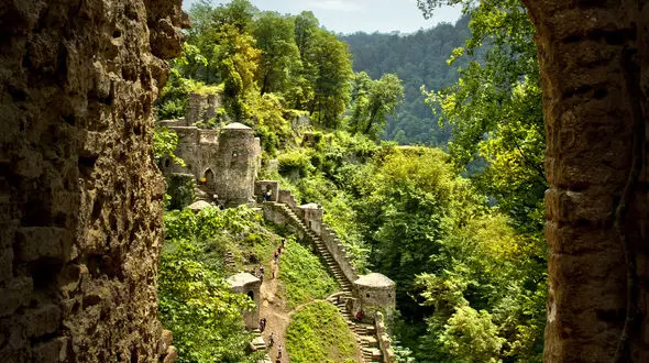 از حال و هوای برفی قلعه رودخان تا چاف زیبا