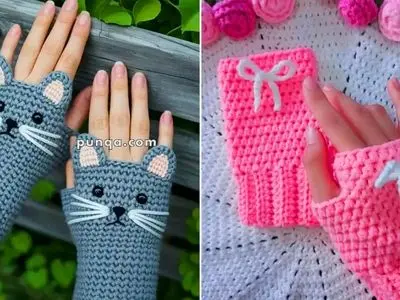 جدیدترین مدل‌ های دستکش بافتنی بند انگشتی در سال 2025 + 15 طرح خاص