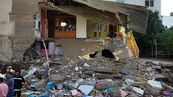 بازداشت 2 نفر در رابطه با حادثه ریزش دیوار مدرسه درعلی آباد کتول