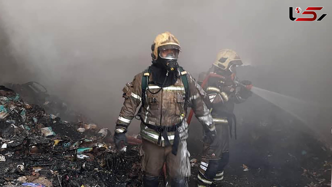  آتش سوزی هولناک در بزرگراه آزادگان + فیلم و عکس 