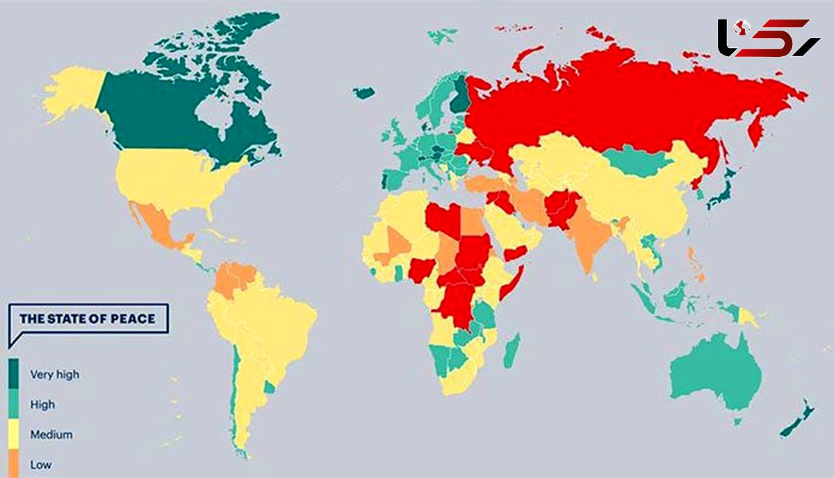 لیست امن ترین کشورهای جهان