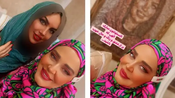 فاش شد / مریم رهنما خواهر بهاره رهنما نیست ؟! / همه گول خوردند ! + عکس  خواهر اصلی خانم بازیگر !