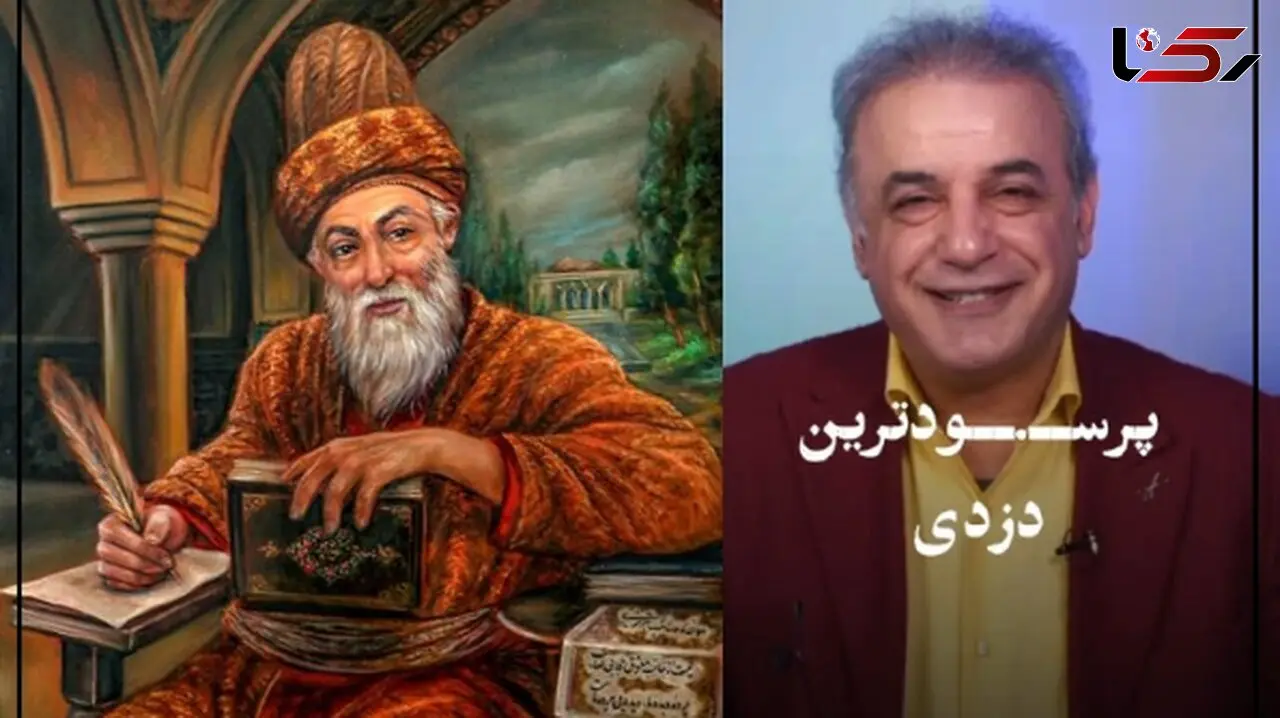 فیلم / دزدی بوسه عجب دزدی پرمنفعتیست! / دزدی عاشقانه صائب تبریزی با شعرخوانی بی‌مانند رشید کاکاوند