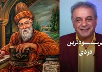 فیلم / دزدی بوسه عجب دزدی پرمنفعتیست! / دزدی عاشقانه صائب تبریزی با شعرخوانی بی‌مانند رشید کاکاوند