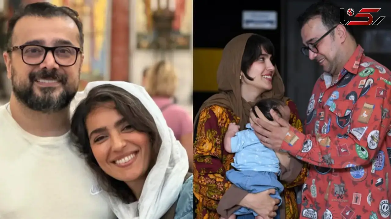 تصویر روز | عکس جدید مونا کرمی و سپند امیرسلیمانی در کنار فرزندشان