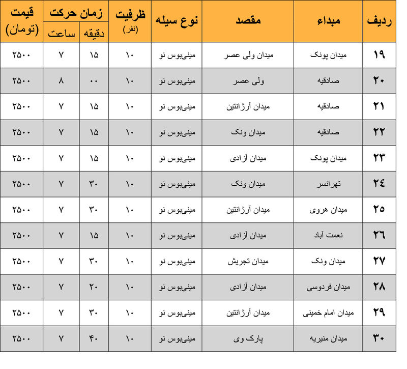 رزرو اتوبوس