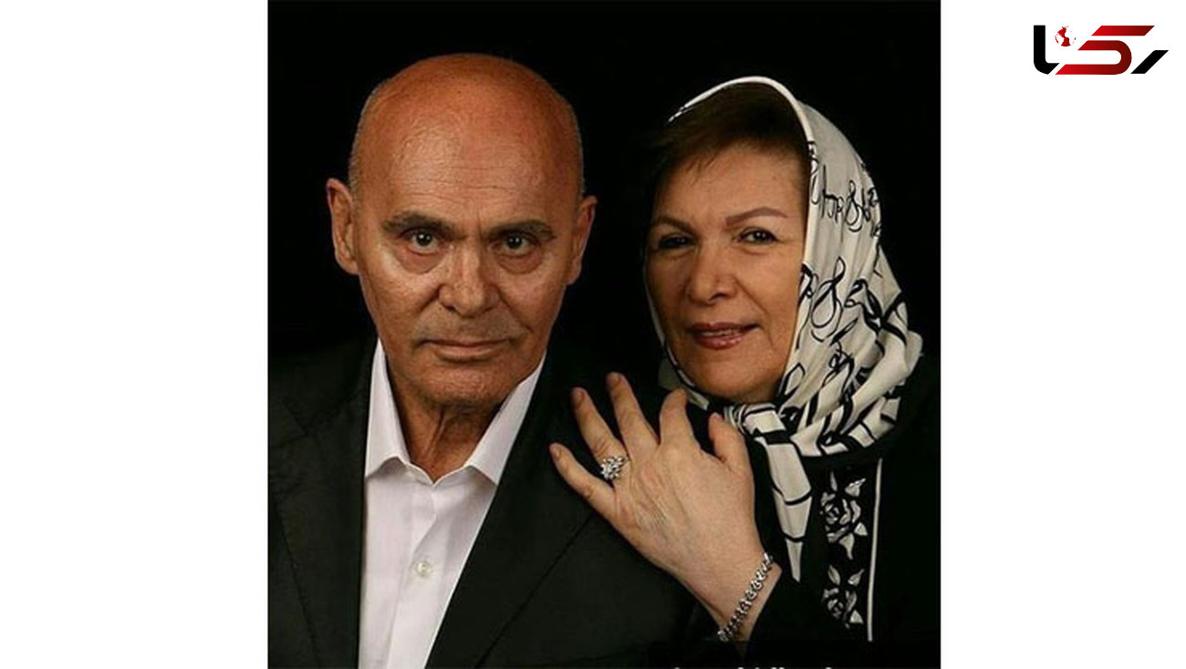 عکس کمتر دیده شده از جمشید هاشم پور در کنار همسرش +عکس