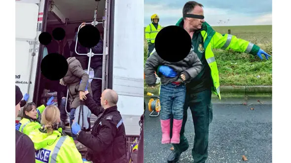 نجات مهاجران از کامیون شکلات های گرانقیمت +عکس 