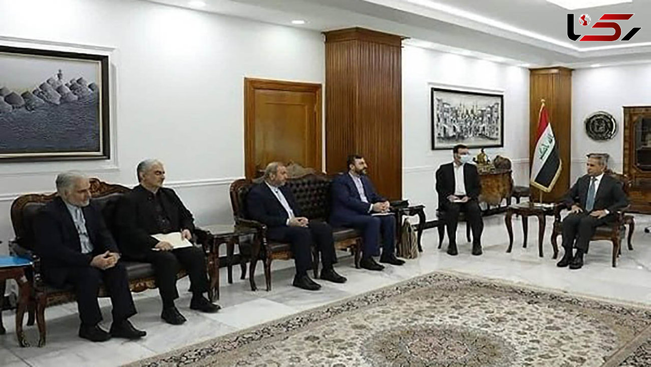 دیدار غریب آبادی با وزیر خارجه و نائب رئیس اول پارلمان عراق