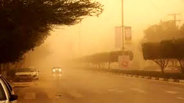 فیلم طوفان شدید در یزد! / مسافران غافلگیر شدند 