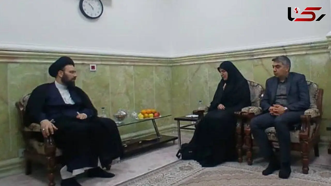 دیدار مشاور رئیس‌جمهور با سید علی خمینی در قم 