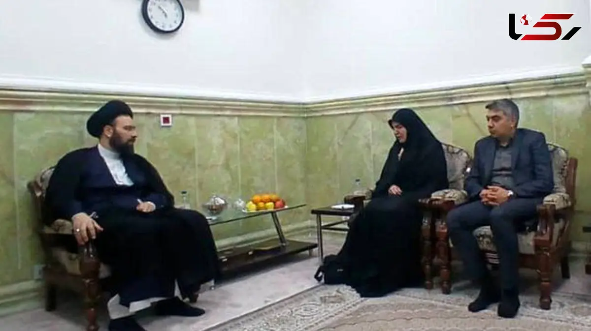 دیدار مشاور رئیس‌جمهور با سید علی خمینی در قم 