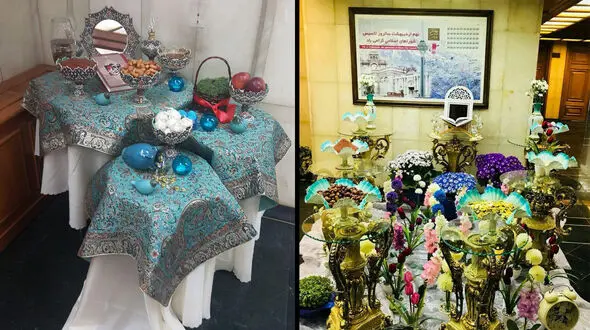 سفره هفت سین 14 میلیونی شورای شهر تهران جمع شد +تصاویر