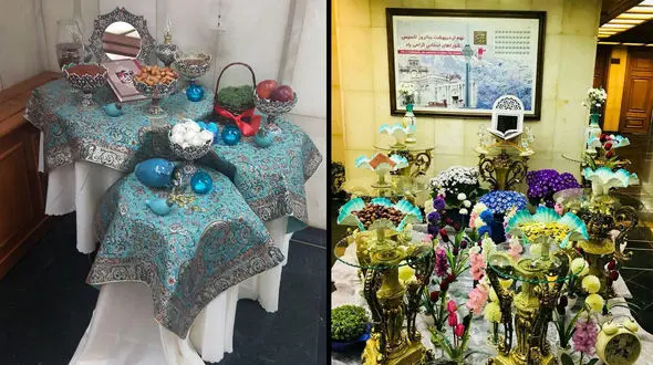 سفره هفت سین 14 میلیونی شورای شهر تهران جمع شد +تصاویر