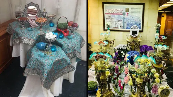 سفره هفت سین 14 میلیونی شورای شهر تهران جمع شد +تصاویر