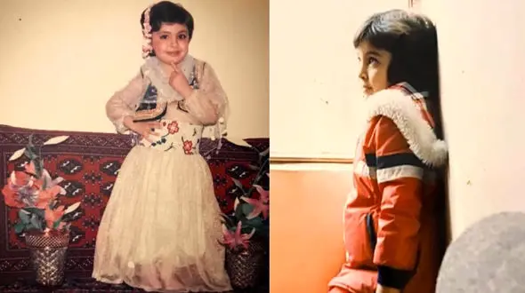 دلنوشته احساسی مه لقا باقری با انتشار تصویر زیبای کودکی اش