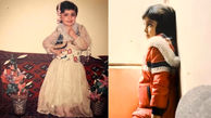 دلنوشته احساسی مه لقا باقری با انتشار تصویر زیبای کودکی اش