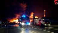 310 کشته و زخمی در انفجار هولناک یک پمپ بنزین در خانکندی + فیلم