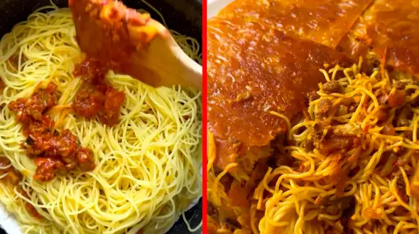 یه ماکارانی فوق العاده خوشمزه با یه ترکیب جذاب + فیلم