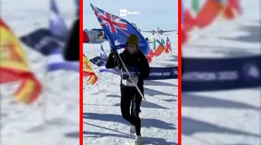 فیلم پیروزی اترین دیریسدیل در دو ماراتن قطب جنوب