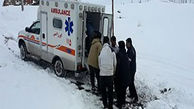 مادر باردار گرفتار در برف چالدران نجات یافت