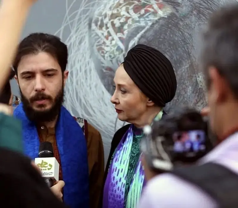 کتایون ریاحی و پسرش پوریا