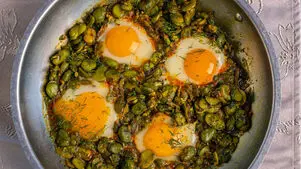 طرز تهیه باقلا وابیج گیلانی؛ غذای ساده و خوشمزه شمالی