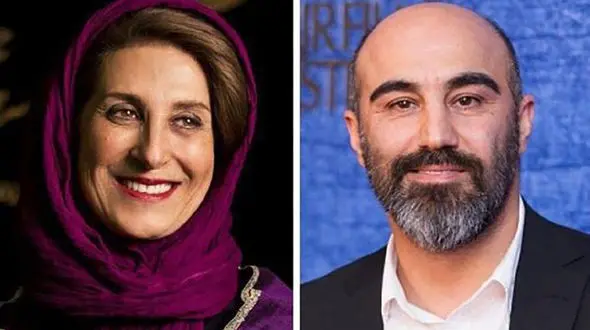 رسیدن محسن تنابنده و فاطمه معتمد آریا  به یکدیگر ! + عکس