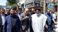 راهپیمایی مردم ورامین باهمراهی وزیر کشوردر سالروزقیام خونین ۱۵ خرداد