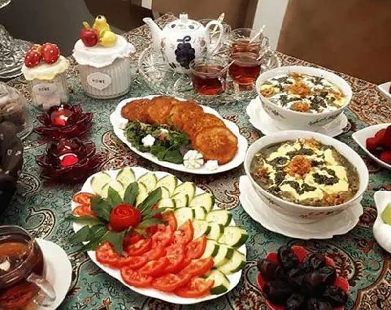 عکسهای سفره های افطار