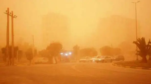 نفوذ توده بعدی گرد و خاک از عراق به خوزستان