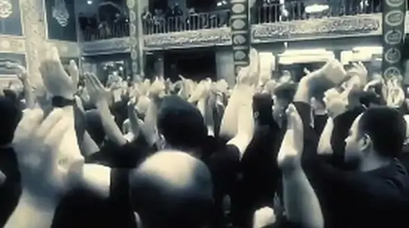 عزاداری باشکوه مردم با نوحه یزدی
