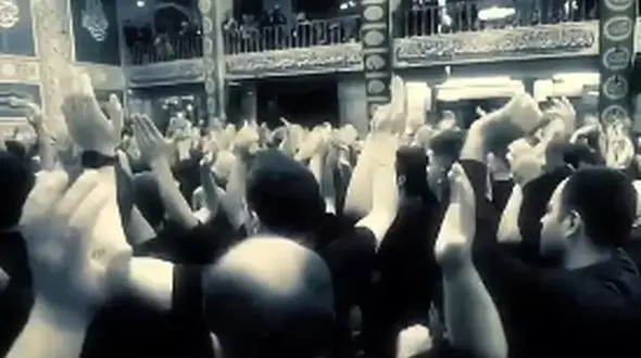 عزاداری باشکوه مردم با نوحه یزدی