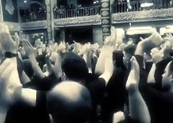 عزاداری باشکوه مردم با نوحه یزدی