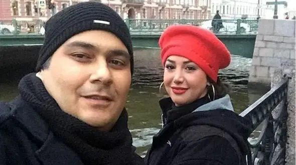 اولین عکس از همسر رضا داوود نژاد در خارج ! / جزییات آشنایی آقای بازیگر با غزل بدیعی !