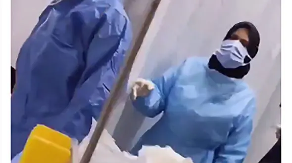 مرگ بیماران کرونایی یک بیمارستان پس از قطع اکسیژن / اینجا ایران است ؟ + فیلم