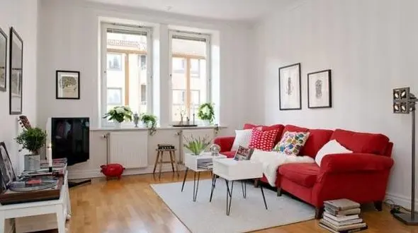 رنگ قرمز و سفید در دکوراسیون خانه جادو می کند