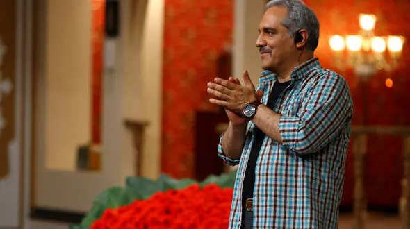 تحلیل استایل مهران مدیری در دورهمی و چالش پیراهن مردانه روی تی شرت! +عکس 