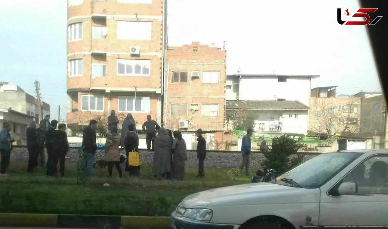 مرگ دردناک پسر جوان در برخورد با قطار در قائمشهر + عکس 