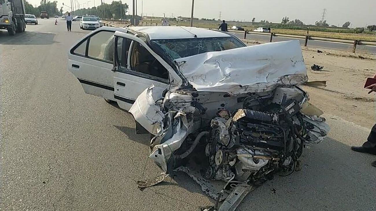 8 کشته و زخمی در تصادف خودروی قاچاقچیان در جاده رفسنجان