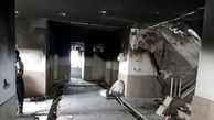 باز هم آتش سوزی هولناک مدرسه اینبار در نوبران+ تصاویر