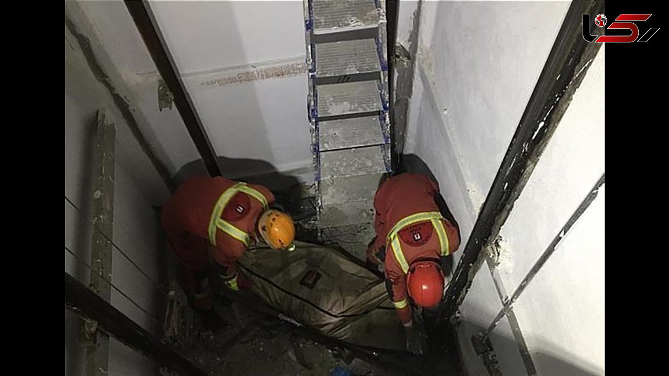3 عکس از سقوط مرگبار کارگر جوان در چاهک آسانسور / در تهران رخ داد